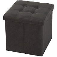 Cheapest furniture Orbo Taburette, grey fabric - Ottoman