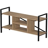 Cheapest furniture Morhal TV table, black/sapphire oak - TV Table