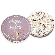 Nekupto Pocket Mirror Super Sister V.I.P. - Makeup Mirror