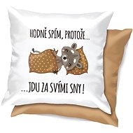 Nekupto Funny pillow I sleep a lot because I follow my dreams! - Pillow