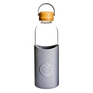 Neon Kactus Glass water bottle 1 l grey - Drinking Bottle