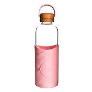 Neon Kactus Glass water bottle 1 l pink - Drinking Bottle