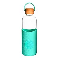 Neon Kactus Glass water bottle 1 l turquoise - Drinking Bottle