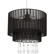 Smartwares Ceiling lamp 30 cm, textile, black - Ceiling Light