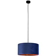 Smartwares Ceiling lamp 40 cm, velvet, blue-gold - Ceiling Light