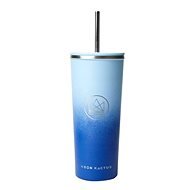 Neon Kactus dizájnos pohár, 710 ml, világoskék/kék, rozsdamentes acél - Pohár
