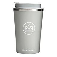 Neon Kaktus Designový termohrnek 380 ml šedý - Thermal Mug