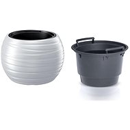 Prosperplast MAZE Round with White Layer 39.6cm - Flower Pot