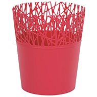 Prosperplast CITY with Lace Raspberry 13.5cm - Flower Pot