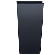 Prosperplast URBI SQUARE MATT with Anthracite Layer 19.5cm - Flower Pot