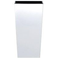 Prosperplast URBI SQUARE MATT with White Deposit 32.5cm - Flower Pot