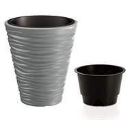 Prosperplast SAND + Gray Stone Layer 38.8cm - Flower Pot