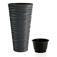Prosperplast SAND SLIM + Anthracite Deposit 39.0cm - Flower Pot