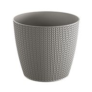 Prosperplast WHEATY Grey Stone 25.8cm - Flower Pot