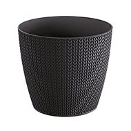 Prosperplast WHEATY Anthracite 25.8cm - Flower Pot