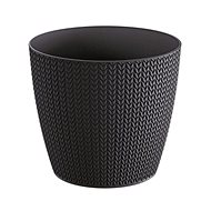 Prosperplast WHEATY Anthracite 18.9cm - Flower Pot