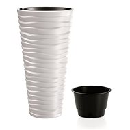 Prosperplast SAND SLIM + White Layer 29.6cm - Flower Pot