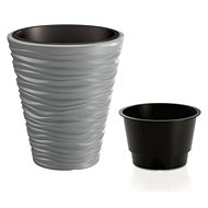 Prosperplast SAND + Grey Stone Layer 29.5cm - Flower Pot