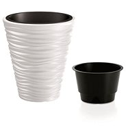 Prosperplast SAND + White Layer 29.5cm - Flower Pot