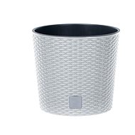 Prosperplast RATO ROUND + White Layer 20.0cm - Flower Pot
