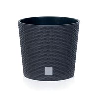 Prosperplast RATO ROUND + Anthracite Layer 20.0cm - Flower Pot