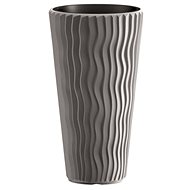 Prosperplast SANDY SLIM + Deposit Grey Stone 39cm - Flower Pot