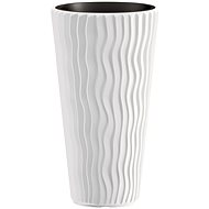 Prosperplast SANDY SLIM + White Layer 39cm - Flower Pot
