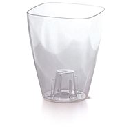 Prosperplast COUBI ORCHID Square Colourless Transparent 13.2cm - Flower Pot