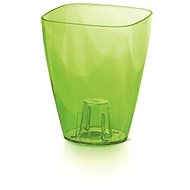 Prosperplast COUBI ORCHID Square Green Transparent 13,2cm - Flower Pot