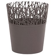 Prosperplast CITY with Lace Graphite 16.0cm - Flower Pot