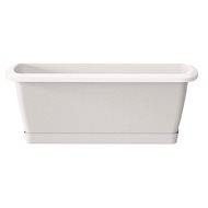 Prosperplast RESPANA SET with Bowl 59.0cm White - Flower Box