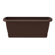 PROSPERPLAST Chest RESPANA SET with bowl brown 39,2 cm - Flower Box