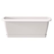 Prosperplast RESPANA SET with bowl white 39.2 cm - Flower Box