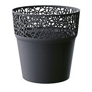Prosperlast Flowerpot with Lace TREE Anthracite 12.0cm - Flower Pot