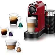 NESPRESSO KRUPS Citiz & Milk XN761510, red - Coffee Pod Machine