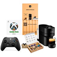 NESPRESSO Vertuo Pop Black + kávový poukaz + Xbox Controller + Gamepass - Sada