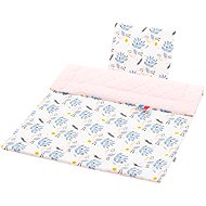 New Baby Reversible Stroller Settle, Peacocks - Bedding Set