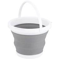 NILS CAMP NC1783 Folding bucket, grey, 5 l - Bucket