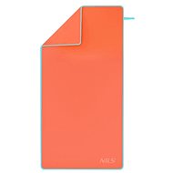 NILS CAMP NCR11 coral/green/blue microfiber - Towel