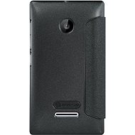 NILLKIN Sparkle Folio for Nokia Lumia 435 black - Phone Case