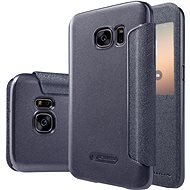 NILLKIN Sparkle S-View Samsung G930 Galaxy S7 fekete - Mobiltelefon tok
