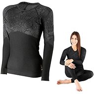 NILS women's functional T-shirt, black, sizing. S/M - Thermal Underwear