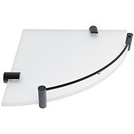 Nimco Bathroom and shower shelf corner with playpen - Bormo black BRC-11091RBX-90 - Bathroom Shelf