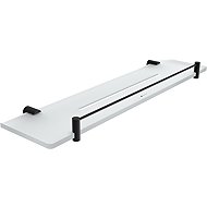 Nimco Bathroom and shower shelf with frame 50 cm plexiglass - Bormo black BRC-X450-X-90 - Bathroom Shelf