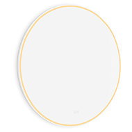 Nimco LED mirror 90 cm round white - touch with brightness and colour adjustment ZPB 28003RVX-05 - Mirror
