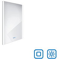 Nimco LED bathroom mirror with brightness and colour adjustment, 40 × 60 cm, rectangular with side l - Mirror