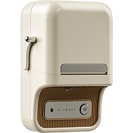 Niimbot B21 Pro cream + roll of labels - Label Printer