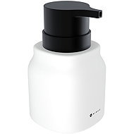 Nimco Soap dispenser Eni white ceramic - black pump plastic ENB-31-90-05 - Soap Dispenser