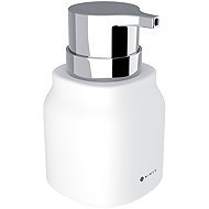 Nimco Soap dispenser Eni white ceramic - silver pump plastic ENB-31-26-05 - Soap Dispenser