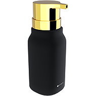 Nimco Soap dispenser Eni black ceramic - gold pump plastic ENC-31X-G-90 - Soap Dispenser